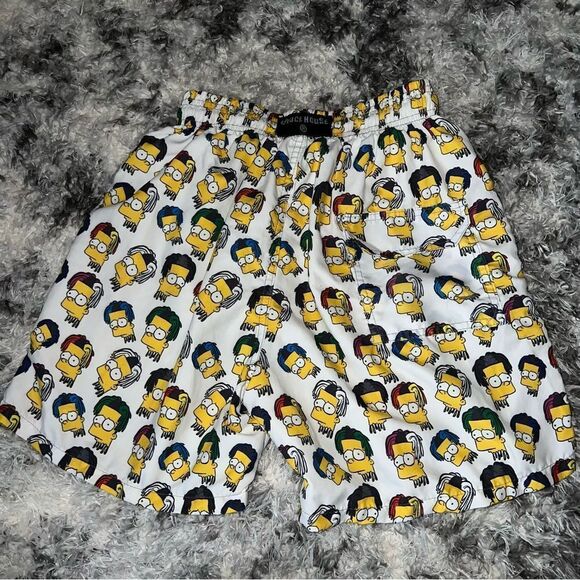The Simpsons Cruce House Swim Shorts - Picture 2 of 8